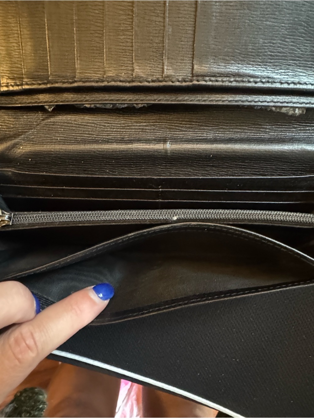 Black Leather Wallet Gucci wallet - Picture 2 of 5